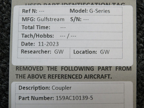 159AC10139-5 Gulfstream G Series Coupler