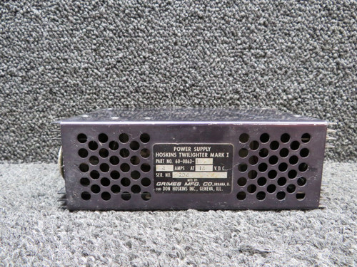 60-0863-1 Grimes Hoskins Power Supply Twilighter Mark I (Volts: 14)