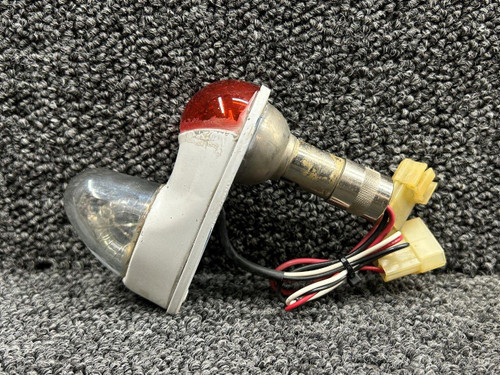 Piper Aircraft Parts 51210-002 Piper PA-31T Wing Navigation Light Assembly with Strobe and Lens 