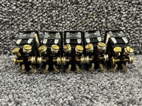 Piper Aircraft Parts TIGL54-1S-WH (Alt: 47664-003) Piper PA-31T On, Off Rocker Switch Set of 5 