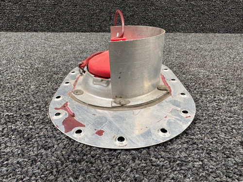 Cessna Aircraft Parts 1726041-7 Cessna 210 Fuel Filler Neck Adapter Assembly with Cap (Plastic) 