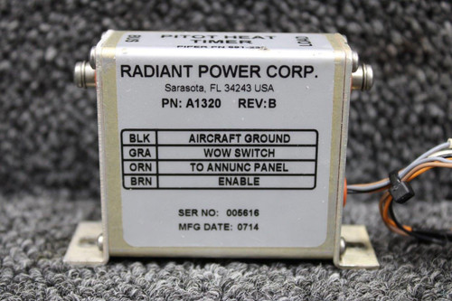 Radiant Power Corp A1320 (Alt: 691-232) Radiant Power Solid State Pitot Heat Timer Module 