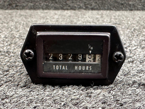 C664503-0101 Cessna R182 Hour Meter Indicator (Hours: 2,329.5)