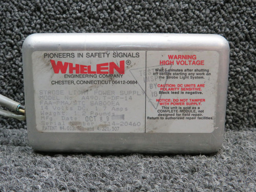 A490T-DF-14 Whelen Strobe Light Power Supply (Volts: 14, Amps: 1.7)