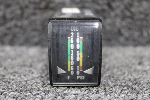 1U078-101-2 Edo-Aire Oil Pressure and Temperature Indicator