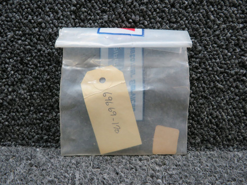 69669-170 Piper Left Fuel Quantity Placard (New Old Stock)
