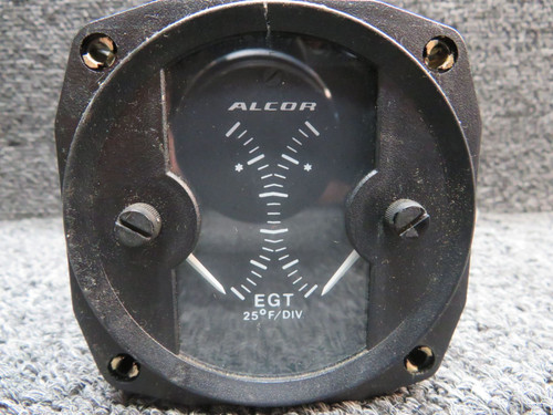 205-18A Alcor Dual Exhaust Gas Temperature Indicator (Cracked Face)