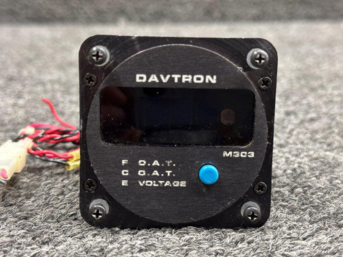M303 Davtron Outside Temperature and Voltage Indicator