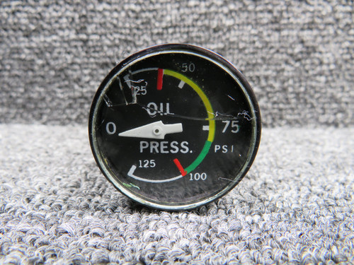 3-311-3 (Alt: 550-865) UMA Oil Pressure Indicator (Cracked Glass)