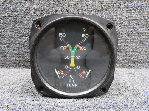 26-66013-3 Swearingen Dual Oil Temperature Indicator