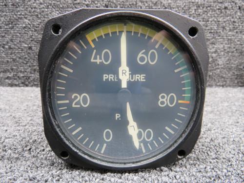 6300-A15B-2-A1 (Alt: 26-66008-1) Bendix Dual Oil Pressure Indicator (26V)