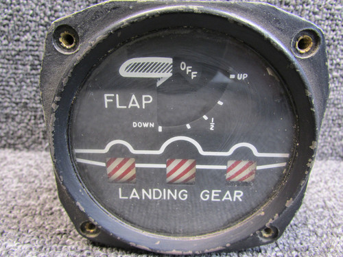 8DJ26AAA-50 General Electric Wheel and Flap Position Indicator (Worn Face Paint)
