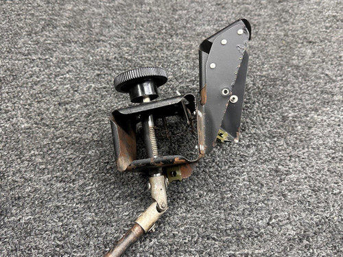 Piper Aircraft Parts 23170-000, 23165-000 Piper PA24-400 Rudder Trim Control Mechanism with Bracket 