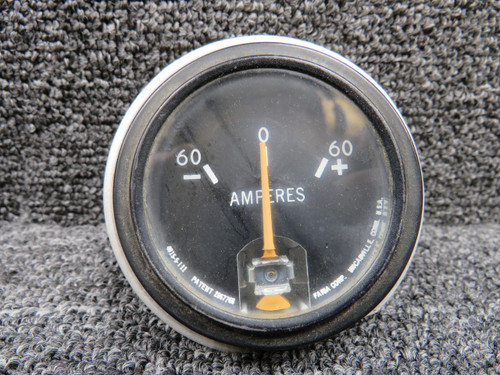 Faria  4815-5-111 Faria Amperes Ammeter Indicator (-60 to 60A) (Core) 