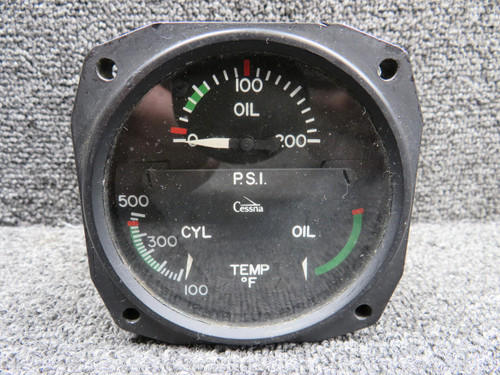 Aircraft Instruments CM2634-1 Aircraft Instruments Tri Engine Gauge Indicator 