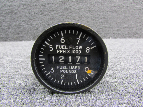 General Electric 8DJ125LWK4 General Electric Rate of Flow-Fuel Used Indicator (Orange Pointer) 