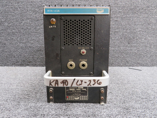 Bendix 2070945-4301 Bendix RTA-43A VHF Transceiver with Modifications 
