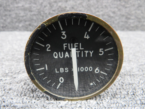 Liquidometer B852-12 (Alt: 3883016) Liquidometer Fuel Quantity Indicator (28V) (Worn Paint) 