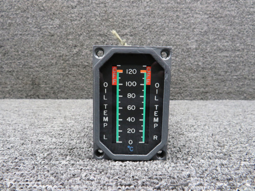 VSDL-0C219F (Alt: 9912147-11) US Gauge Oil Temperature Indicator (28V)