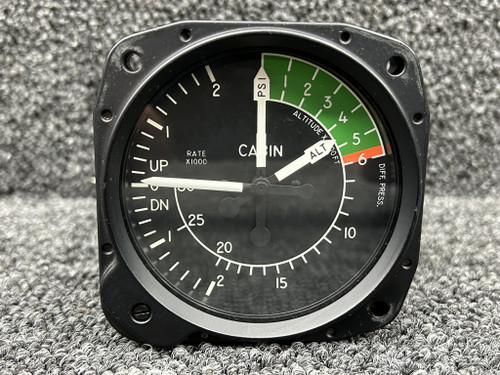 3300-J75 United Cabin Altimeter, Differential Pressure, Speed Indicator