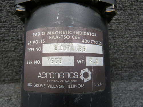 2107ADB6 Aeronetics 26 Volt Radio Magnetic Indicator Assembly