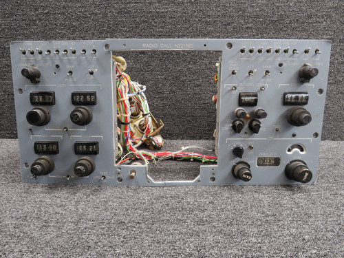 Beechcraft B-90 Communication and Navigation Panel (Cracks in Panel)