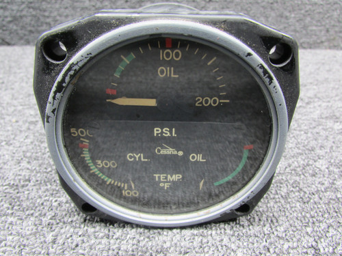 22-804-016 Garwin Tri-Engine Gauge Indicator (Grey Painted Face)