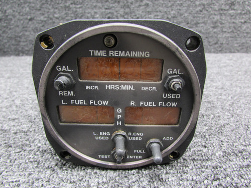 910522 (Alt: 750521) Shadin Fuel Flow Indicator (Cracked Screens) (14-28V)