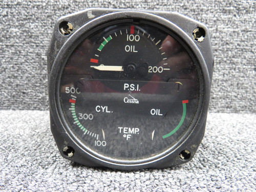 22-804-017-1 (Alt: CM2634-L3) Garwin Tri Engine Oil Temp and Pressure Indicator
