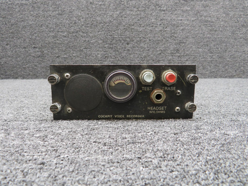 Fairchild Aviation 93-A151-30 Fairchild A151B Voice Recorder Control Unit with Mods (Worn Face) 