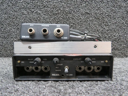 Telex 64200-000 Telex TC-200 with TC-300 Pilot, Co-Pilot Intercom Assembly (Worn) 