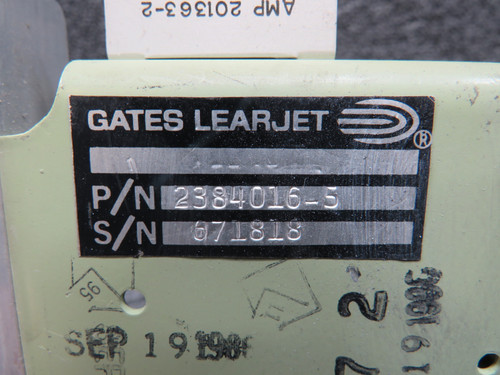 2384016-5 Gates Learjet Stall Warning System Assembly For Sale