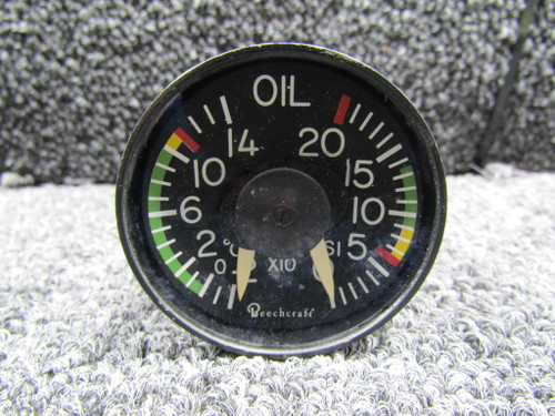 114-380009-3 Kratos 124-774-3 Oil Temperature and Pressure Indicator