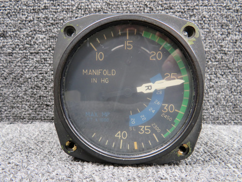 6121 (Alt: C662026-0113) United Dual Manifold Pressure Indicator (Code E.77)