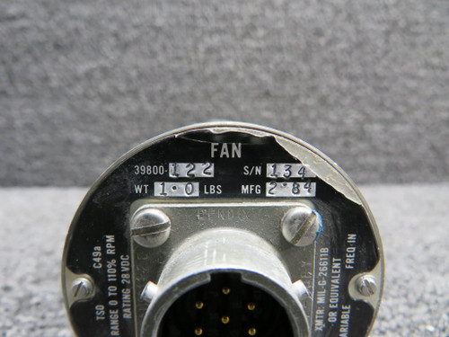 39800-122 Intercontinental Dynamics Corporation Fan RPM Indicator