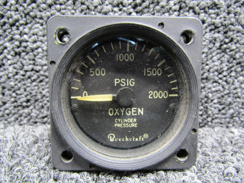 MD-112-1 (Alt: 114-380021-1) Mid-Continent Oxygen Qty Indicator (Black)