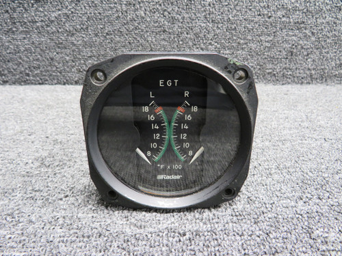 R-10-T Radair Exhaust Gas Temperature Indicator with Modifications (Glass Face)