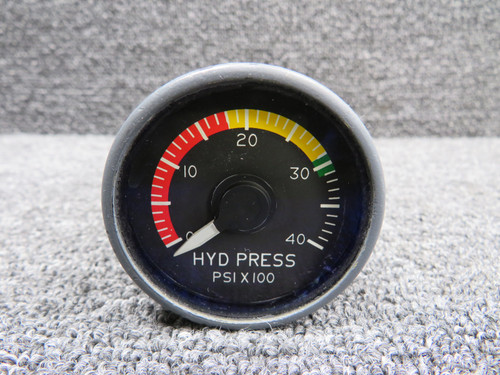 563-038 (Alt: 9914190-1) Hickok Hydraulic Pressure Indicator (Chipped Paint)