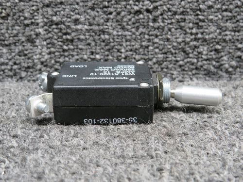 W31-X1020-10 (Alt: 35-380132-103) Tyco Toggle Switch (250,50V,10A, Silver)