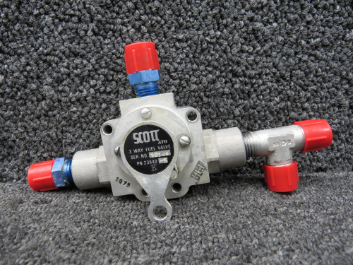 23640-5 Scott 3 Way Fuel Selector Valve Assembly