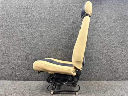 79591-002 Piper PA28R-201 Pilot Vertically Adjustable Seat Assembly (Rails: 11”)