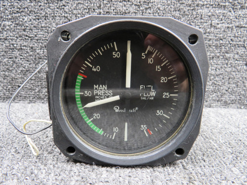6311 United Instruments Manifold Pressure and Fuel Flow Indicator (Code: H.93)