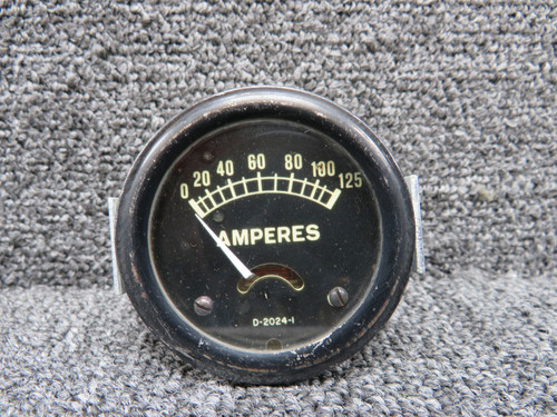 D-2024-1 Ammeter Indicator (Range: 0-125 Amps)