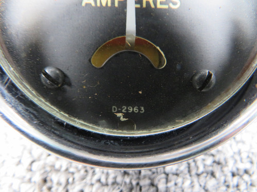D-2963 -100 to 100 Amp Ammeter Indicator Has Faded Numbers On The Face