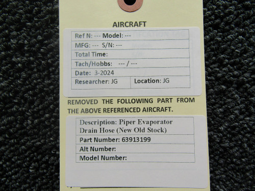 63913199 Piper Evaporator Drain Hose (New Old Stock)