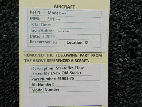 63901-76 Stratoflex Hose Assembly (New Old Stock)