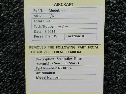 63901-32 Stratoflex Hose Assembly (New Old Stock)