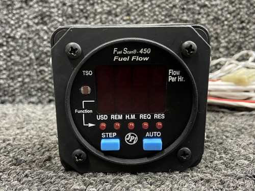 450000-G JP Instruments Fuel Flow Gauge with Transducer and STC (Volts: 11-30)