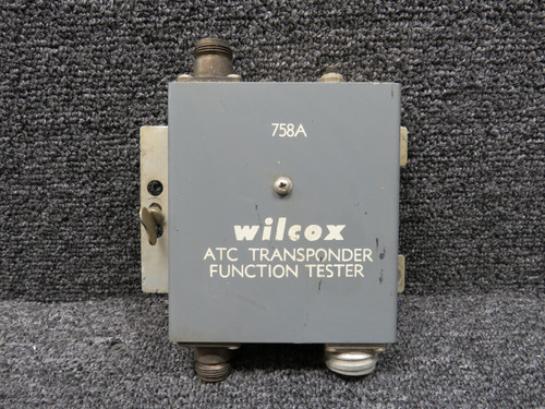 97534-200 Wilcox 758A ATC Transponder Function Tester (Worn Holes) (Volts: 28)