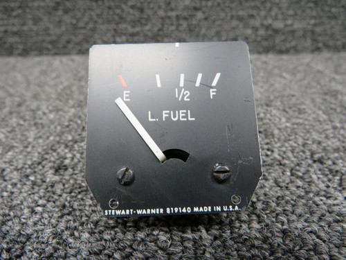 819140 Stewart-Warner Left Fuel Quantity Indicator